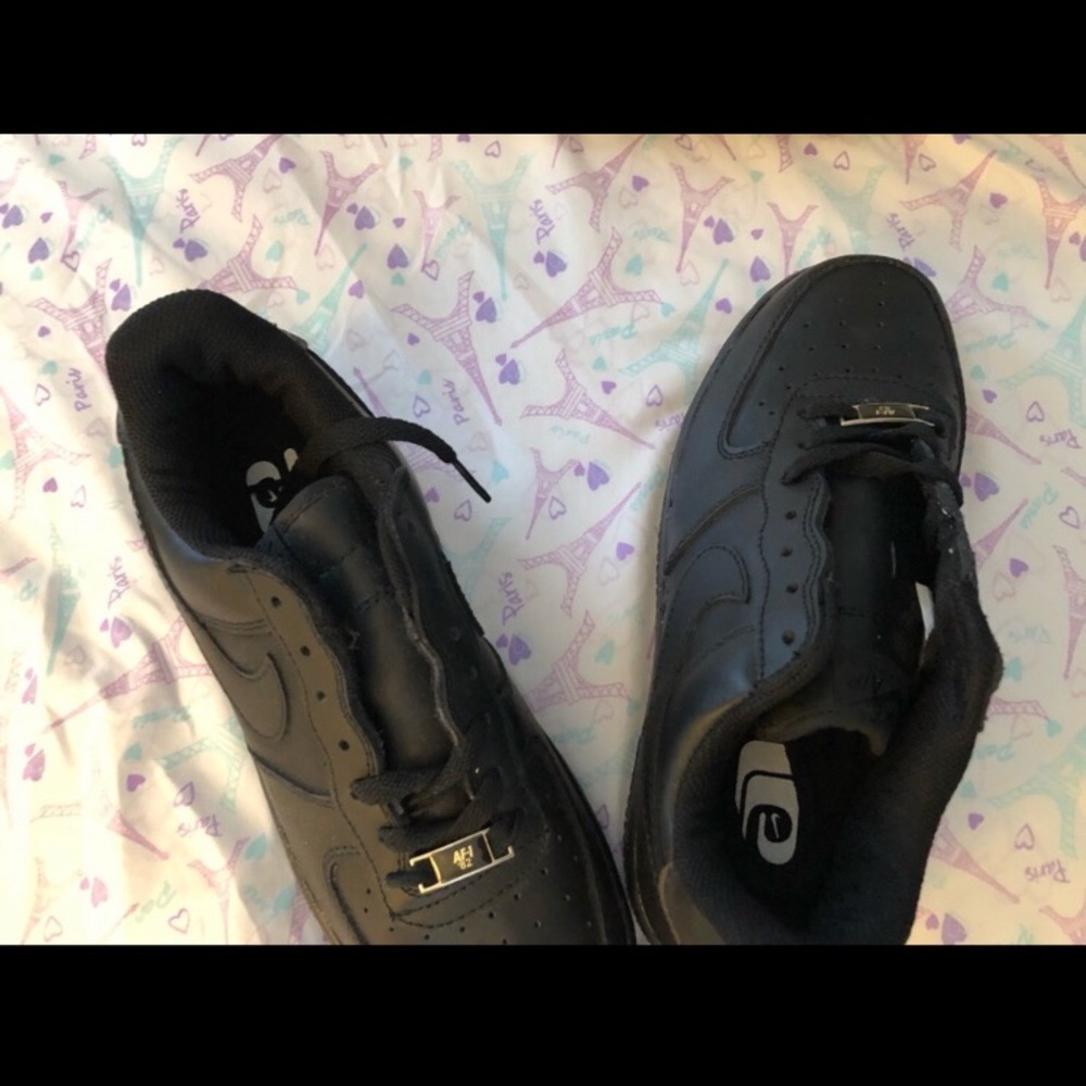 Brand new black Air Force ones